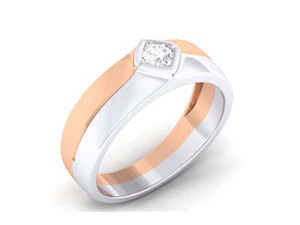 diamond couple ring 3D Print Model