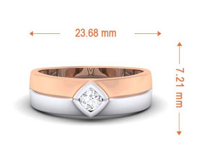 diamond couple ring Modèles 3D en vedette