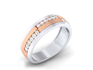 diamond couple ring Modelo de Impressão 3D