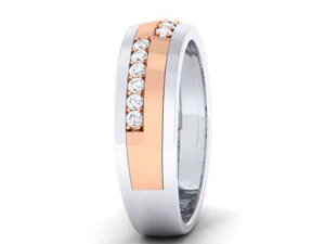 diamond couple ring 3D Print Model