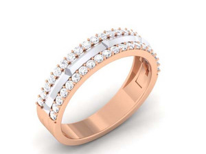 diamond couple ring 3D प्रिंट मॉडल