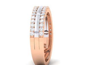 diamond couple ring Modelo de Impressão 3D