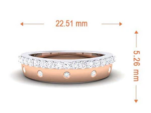 diamond couple ring 3D Print Model
