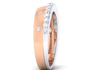 diamond couple ring 3D Print Model
