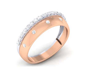 diamond couple ring 3D Print Model