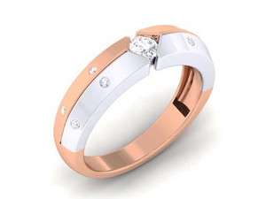 diamond couple ring Modelo de Impressão 3D