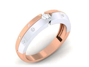diamond couple ring 3D Print Model