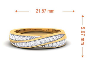 diamond couple ring 3D प्रिंट मॉडल