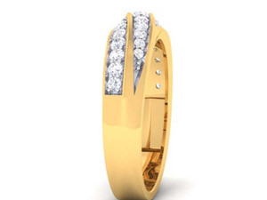 diamond couple ring 3D प्रिंट मॉडल