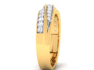 diamond couple ring 3D Print Model