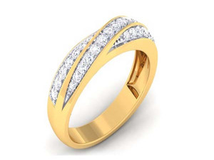 diamond couple ring 3D प्रिंट मॉडल