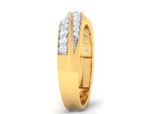 diamond couple ring 3D Print Model