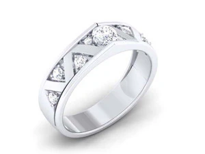 diamanten koppelring 3D printmodel