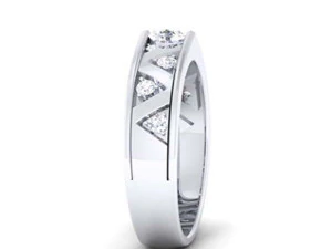 diamond couple ring 3D Print Model