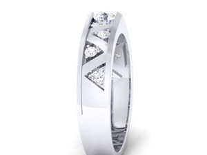 diamond couple ring Modèles 3D en vedette