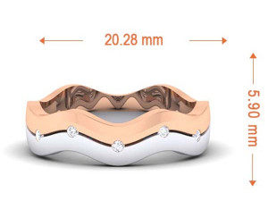 diamond couple ring Modèles 3D en vedette