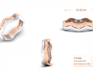 diamond couple ring Modèles 3D en vedette