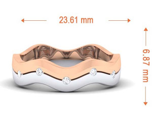 diamond couple ring Modèles 3D en vedette