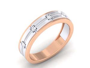 diamentowy pierścionek dla pary Model do druku 3D