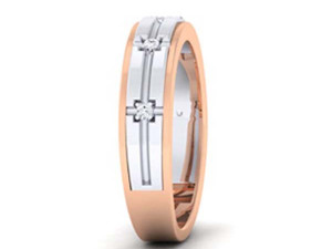 diamond couple ring 3Dプリントモデル