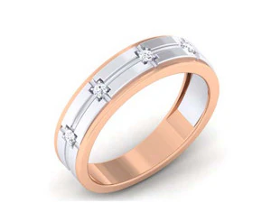 diamond couple ring 3D Print Model