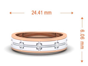 diamond couple ring 3Dプリントモデル