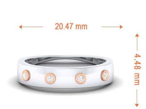 diamond couple ring 3D Print Model