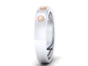 diamond couple ring 3D Print Model