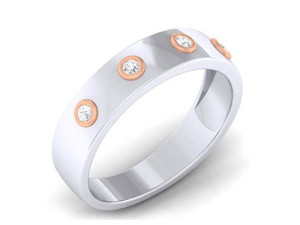 diamond couple ring Modèles 3D en vedette