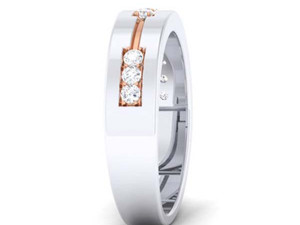 diamond couple ring 3D प्रिंट मॉडल