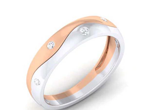 diamond couple ring 3D Print Model