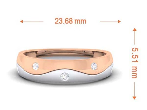 diamond couple ring 3D Print Model