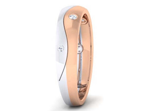 diamond couple ring 3D Baskı Modeli