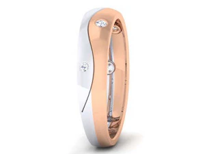 diamond couple ring 3D Print Model