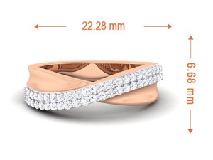 diamond couple ring 3D Print Model