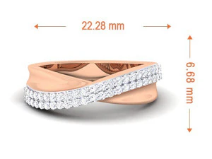 diamond couple ring 3D Print Model