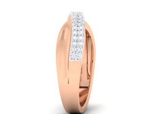 diamond couple ring 3D Print Model