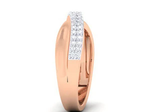 diamond couple ring 3D Print Model