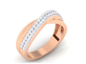 diamond couple ring 3D Print Model