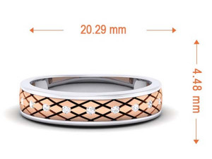 diamond couple ring 3D 프린트 모델