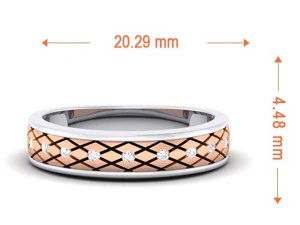 diamond couple ring 3D Print Model