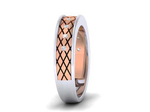 diamond couple ring 3D Print Model