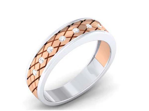 diamond couple ring 3D Print Model