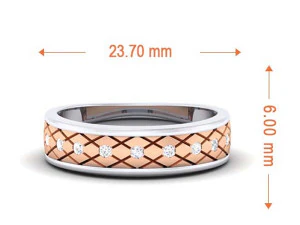 diamond couple ring 3D Print Model