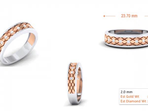 diamond couple ring 3D Print Model