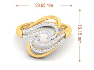 diamond ring for ladies 3D Print Model