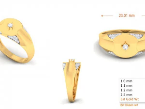 diamond ring for ladies 3D Print Model