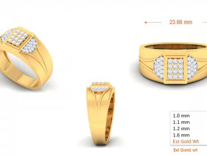 diamond ring for ladies 3D Print Model