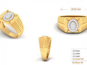 diamond ring 3D प्रिंट मॉडल