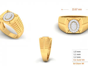 diamond ring 3D Print Model